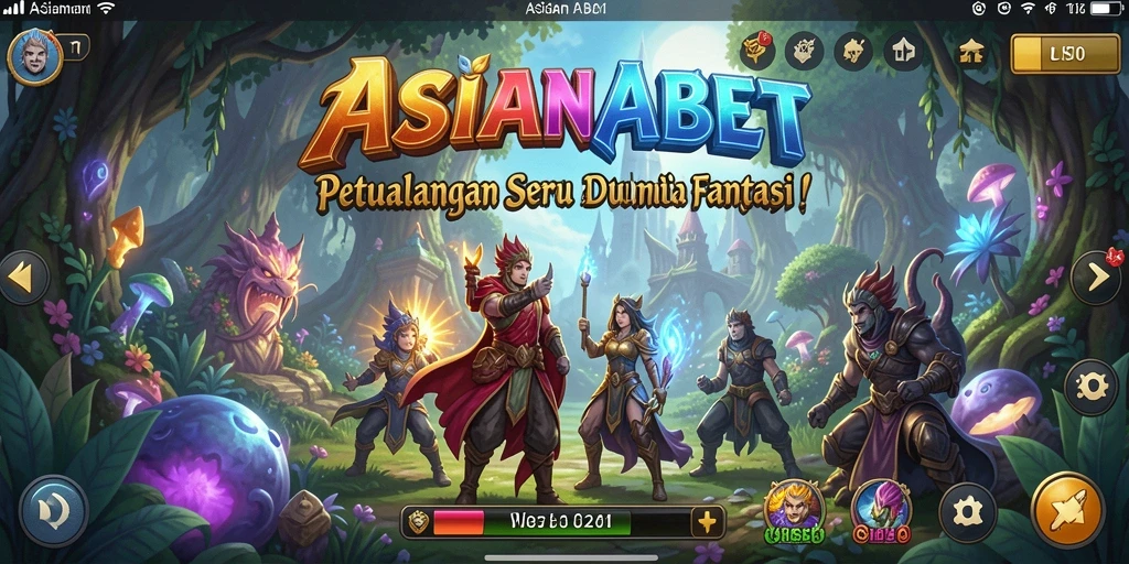 Tampilan gameplay ASIANABET yang menampilkan petualangan epik.