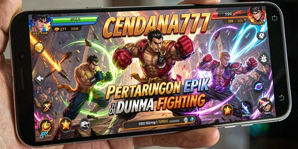 Tampilan pertarungan CENDANA777 yang penuh aksi dan karakter yang kuat.