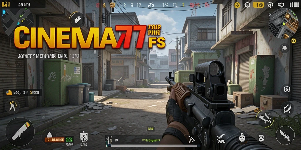 Tangkapan layar menampilkan aksi seru dalam game FPS.