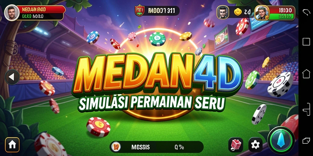 Tampilan keren dari gameplay MEDAN4D yang seru dan interaktif.