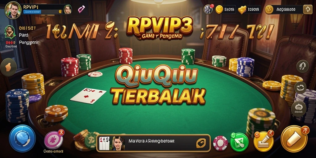 Screenshot gameplay QiuQiu yang seru dan kompetitif.