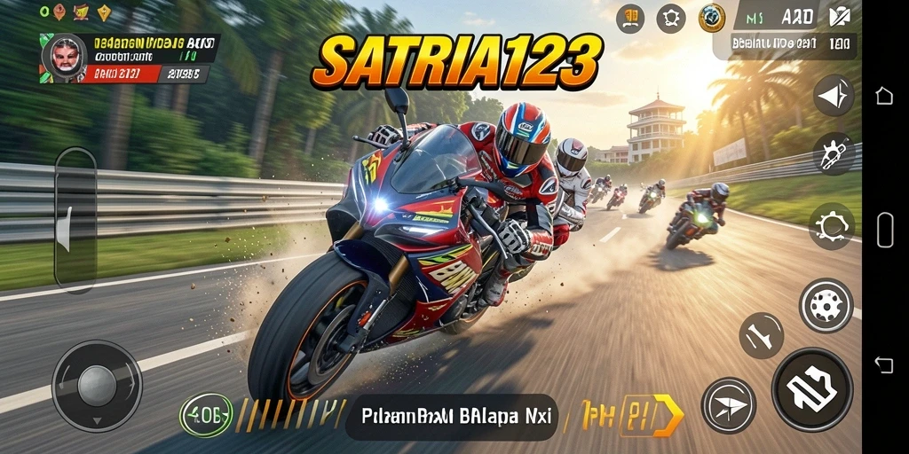 Tangkapan layar menunjukkan aksi seru dalam gameplay SATRIA123.