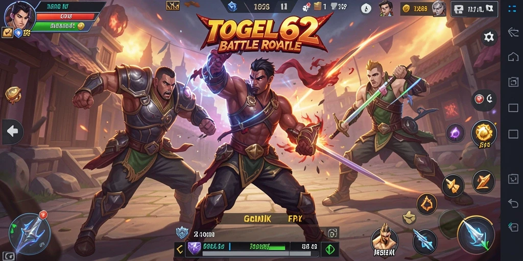 Gameplay seru TOGEL62 dalam pertarungan Battle Royale.
