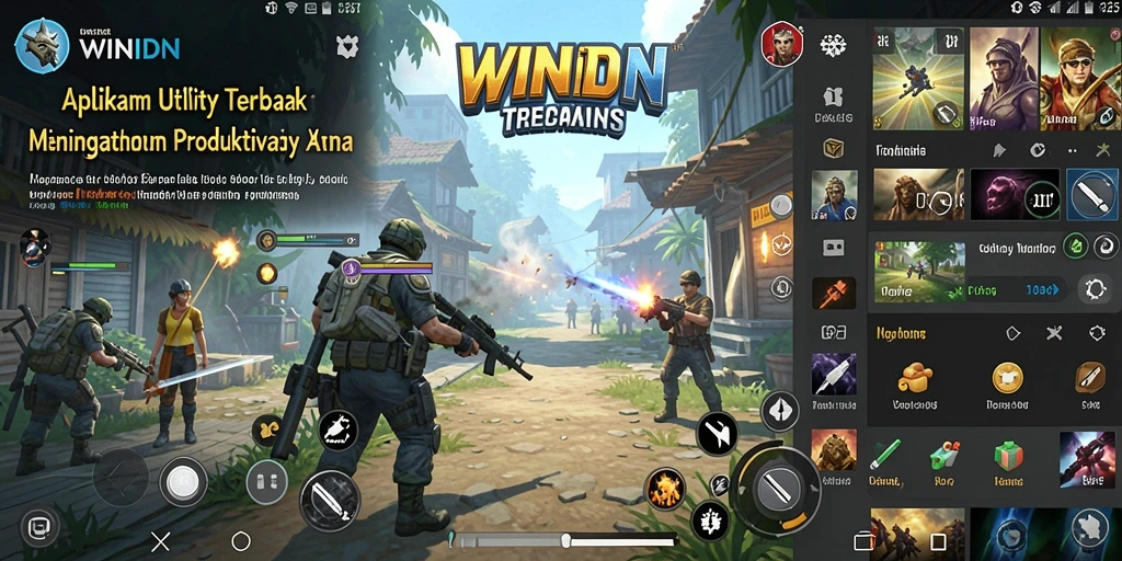 Tampilan antarmuka WINIDN yang sederhana dan informatif.